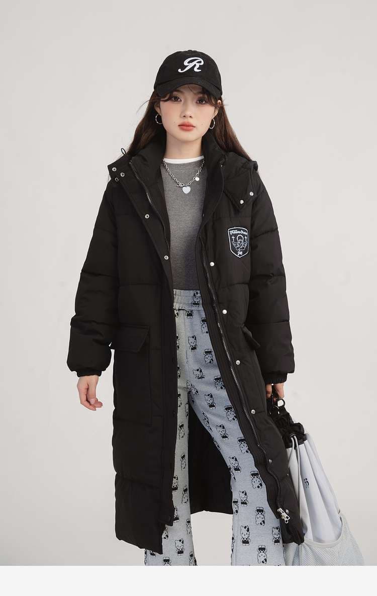 ロングパデッドダウンコート｜デート服