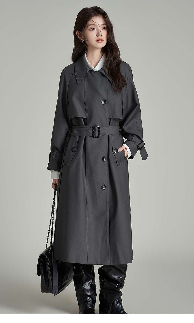 オーバーサイズトレンチコート｜デート服