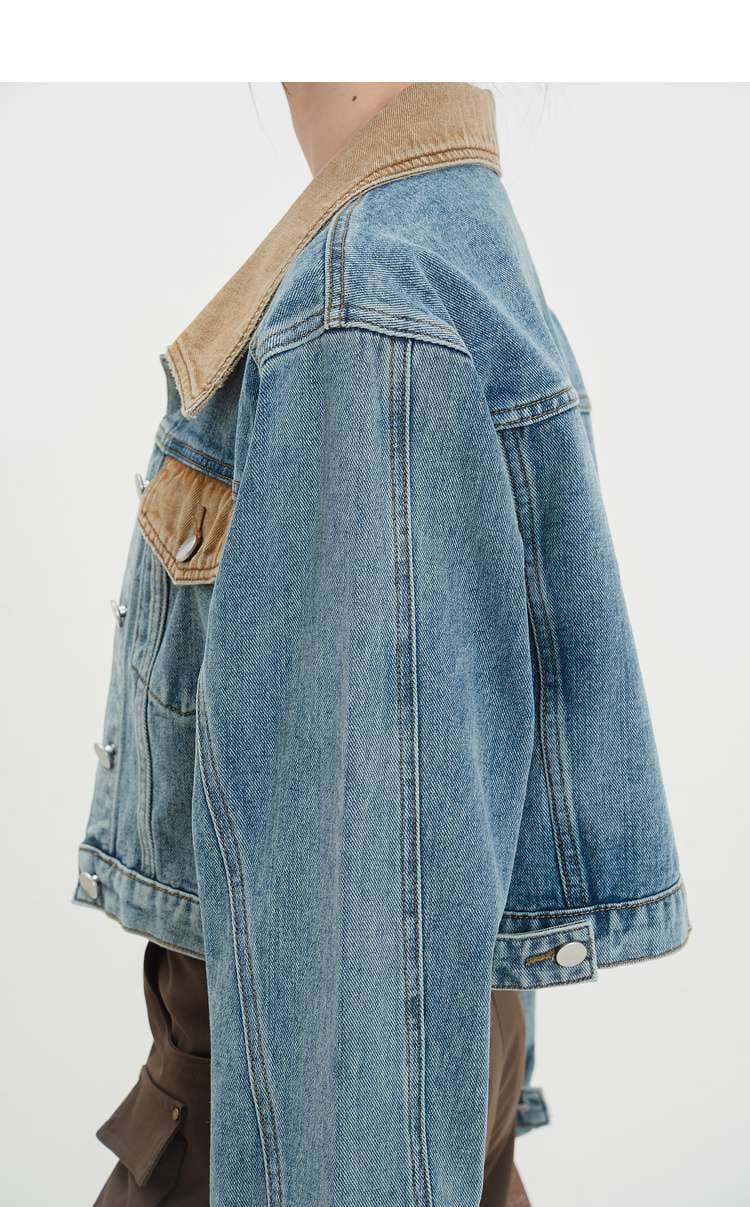 ショートデニムジャケット｜デート服