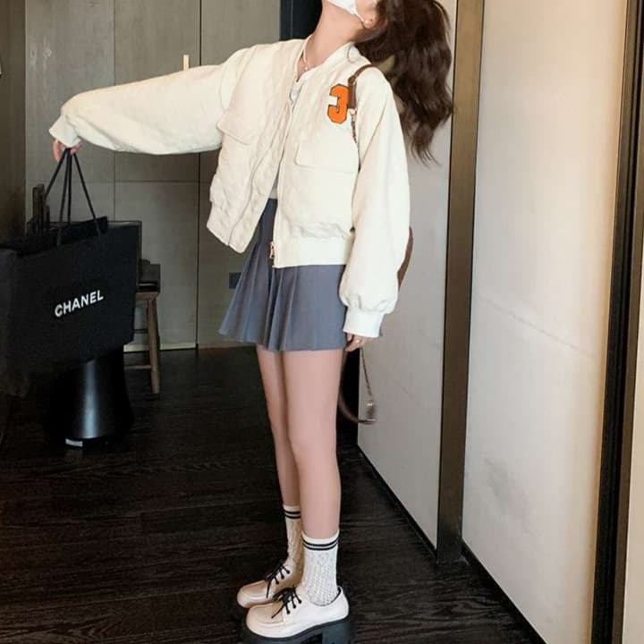 スポーティレタリングジャケット｜デート服