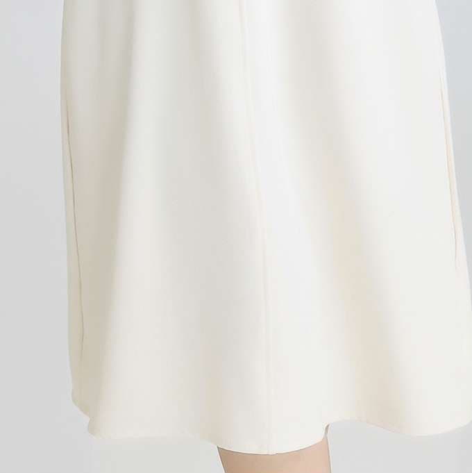 クラシックカラー襟シャツワンピース｜デート服