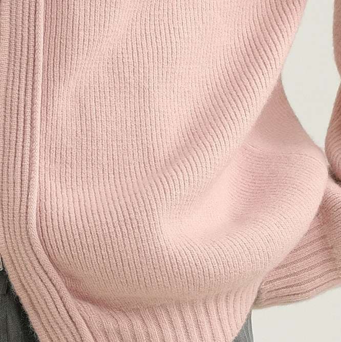 ゆったりフード付きカーディガン｜デート服