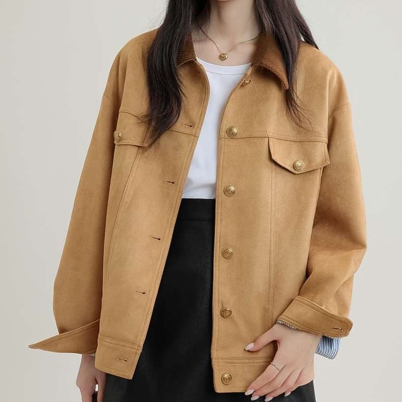 オーバーサイズシャツジャケット｜デート服