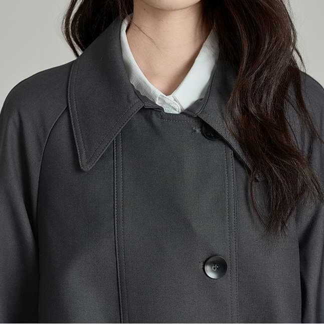 オーバーサイズトレンチコート｜デート服