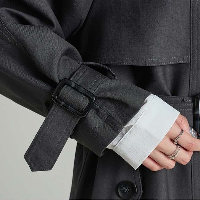 オーバーサイズトレンチコート｜デート服