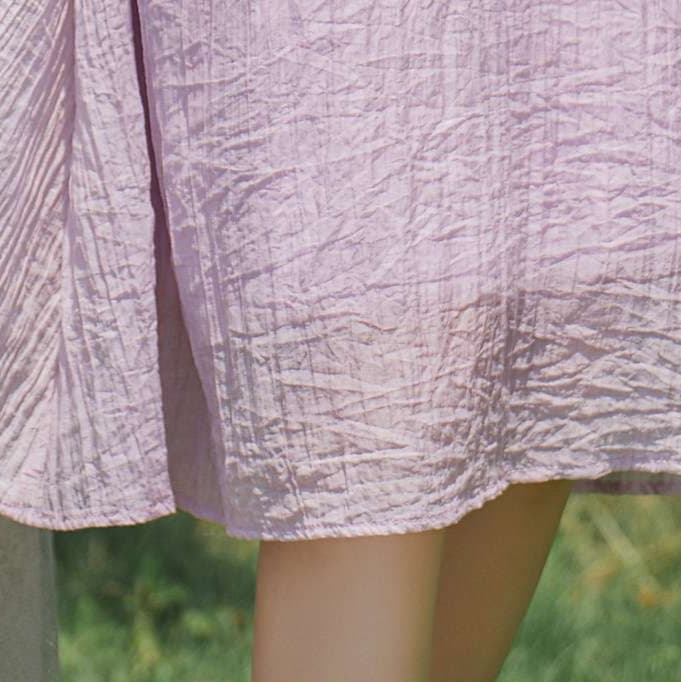 優雅なフリルワンピース｜デート服