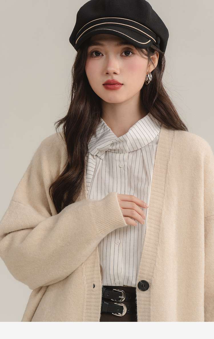 オーバーサイズカーディガン｜デート服