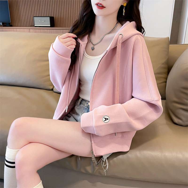 ゆったりフード付きスウェットパーカー｜デート服