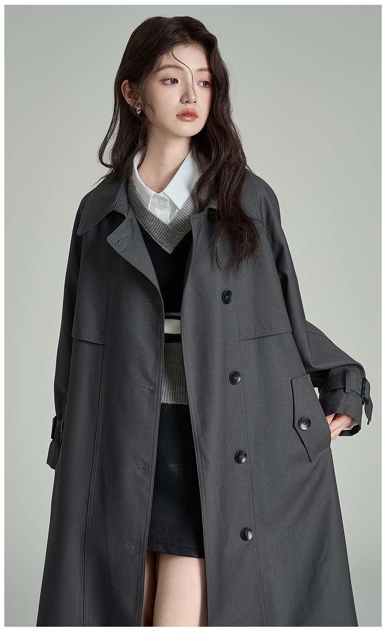 オーバーサイズトレンチコート｜デート服