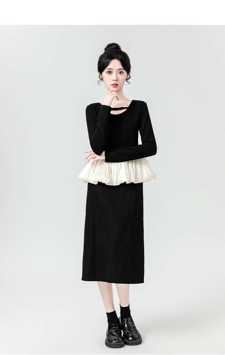 大人のきれいめカジュアルに映える、エレガントフリルトップス｜デート服