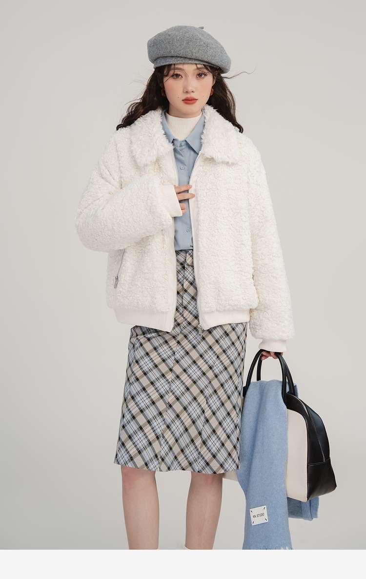 シェルパボアジャケット｜デート服