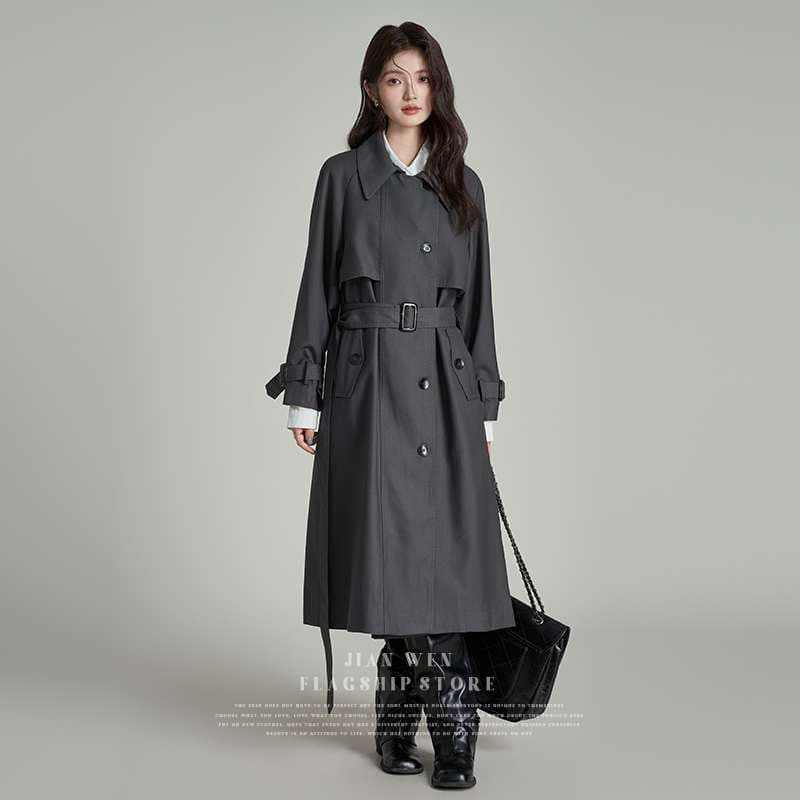 オーバーサイズトレンチコート｜デート服