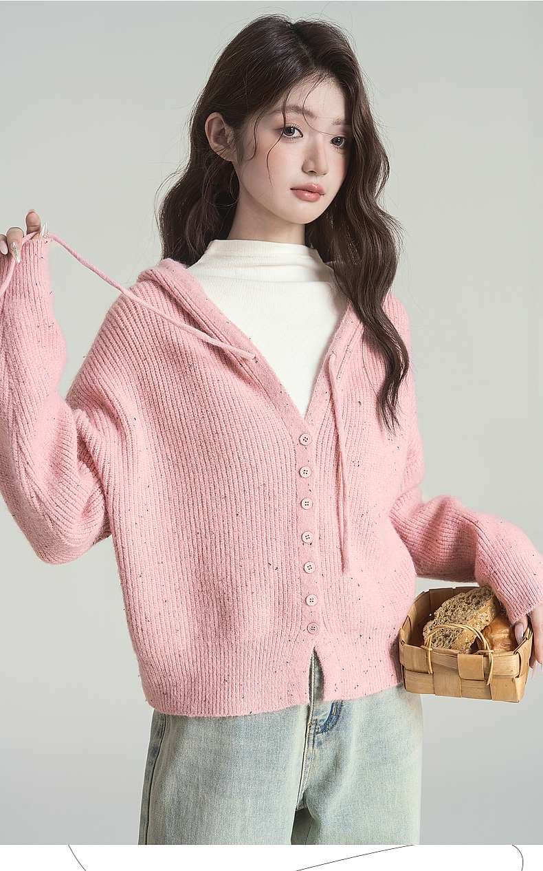 ふわもこニットカーディガン｜デート服