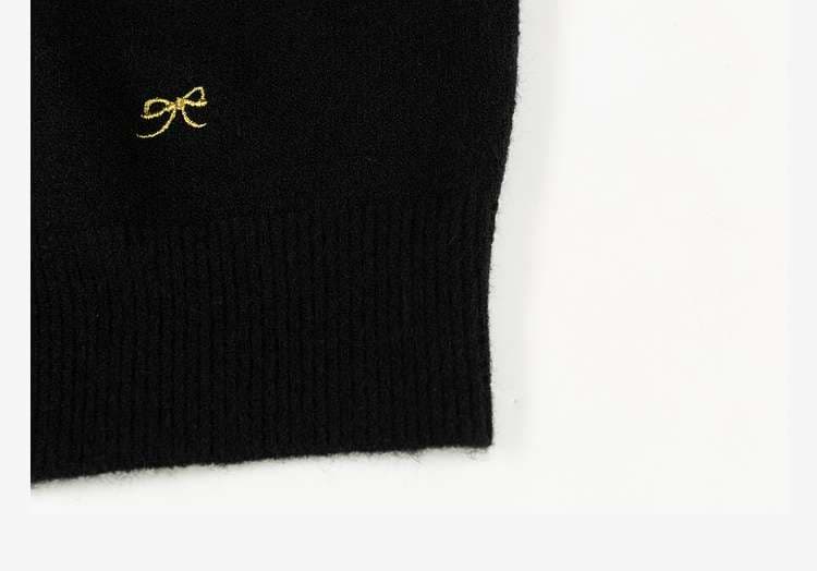 刺繍入りフェミニンカーディガン｜デート服