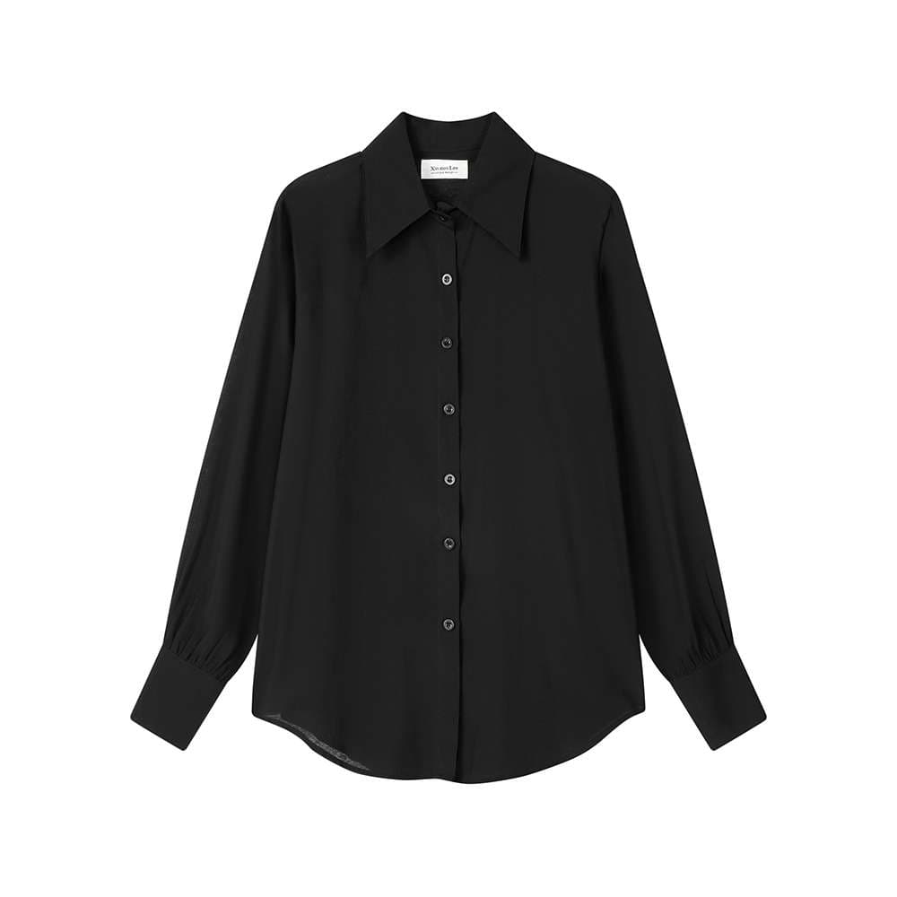 レイヤード風ベスト＆シャツセット｜デート服