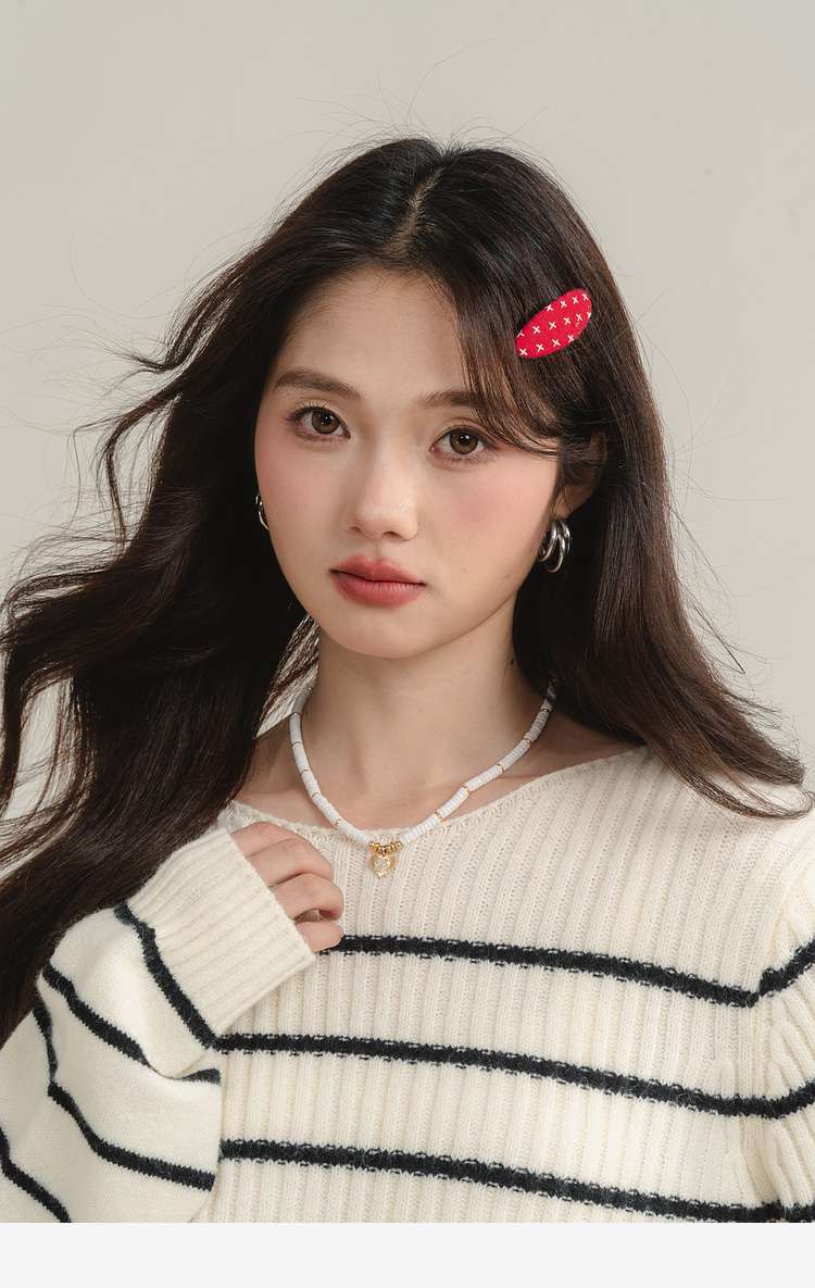 洗練カジュアルが叶う、ボーダーリブニットトップス｜デート服