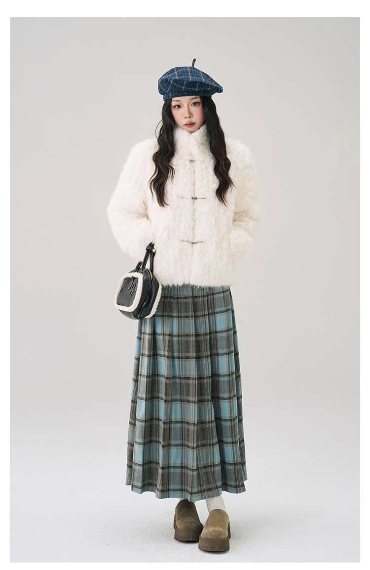 シャギータッチショートコート｜デート服