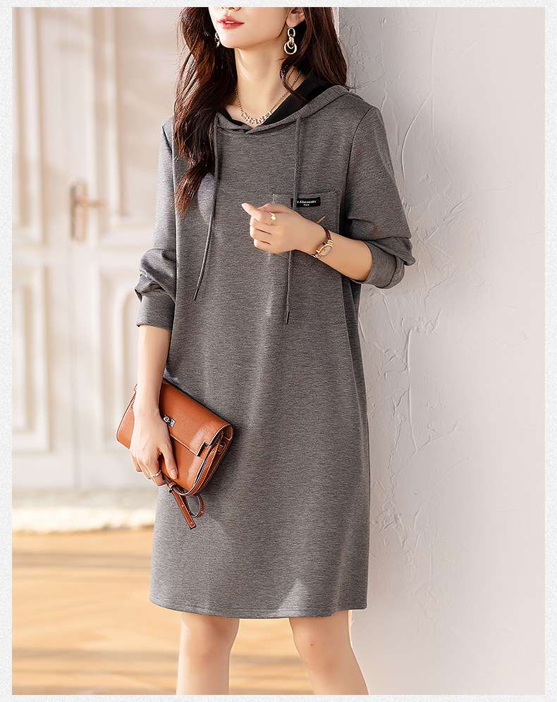 フード付きワンピース｜デート服