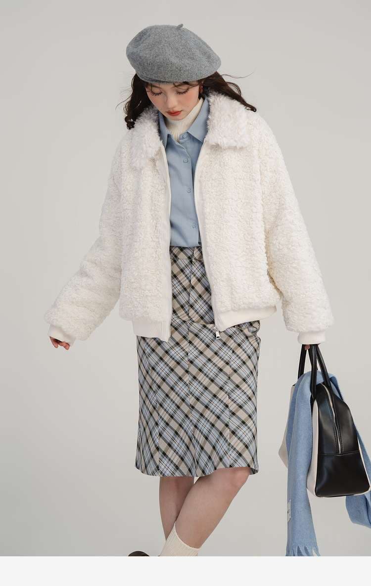 シェルパボアジャケット｜デート服