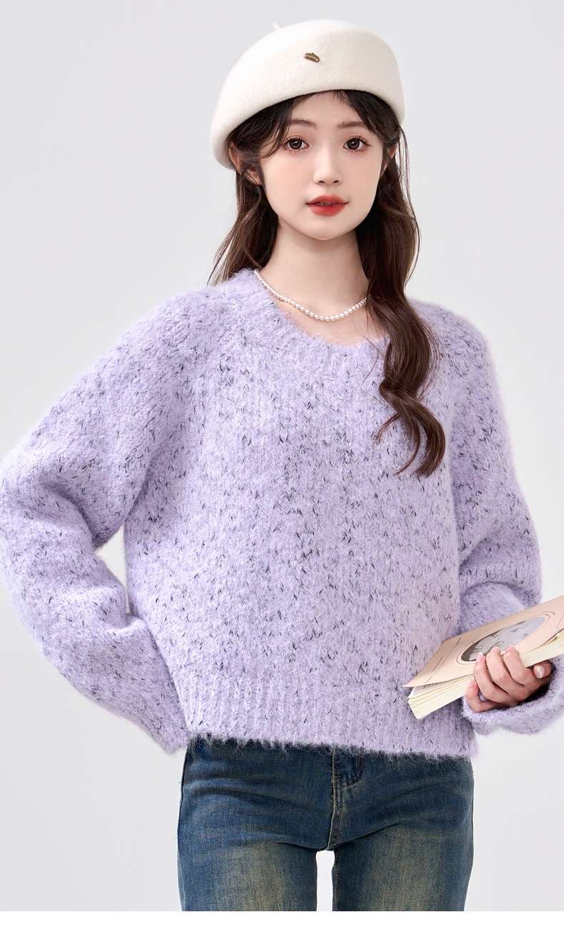ふわもこ天使のニットセーター｜デート服