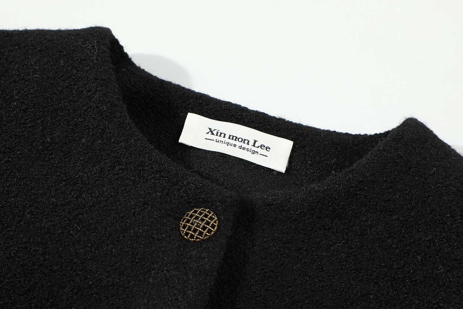 ヴィンテージボタン付きツイードジャケット｜デート服