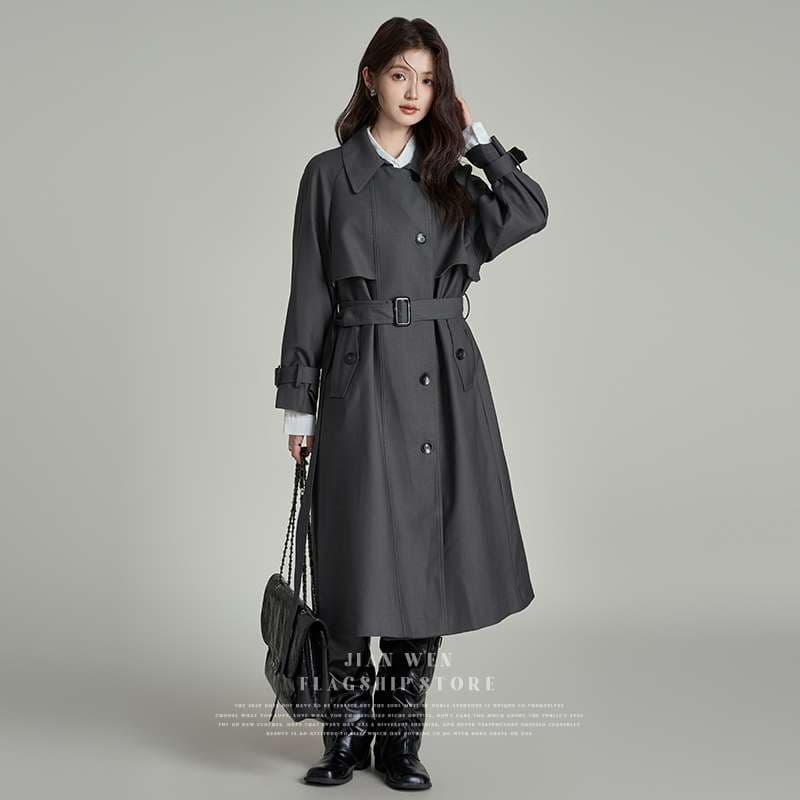 オーバーサイズトレンチコート｜デート服