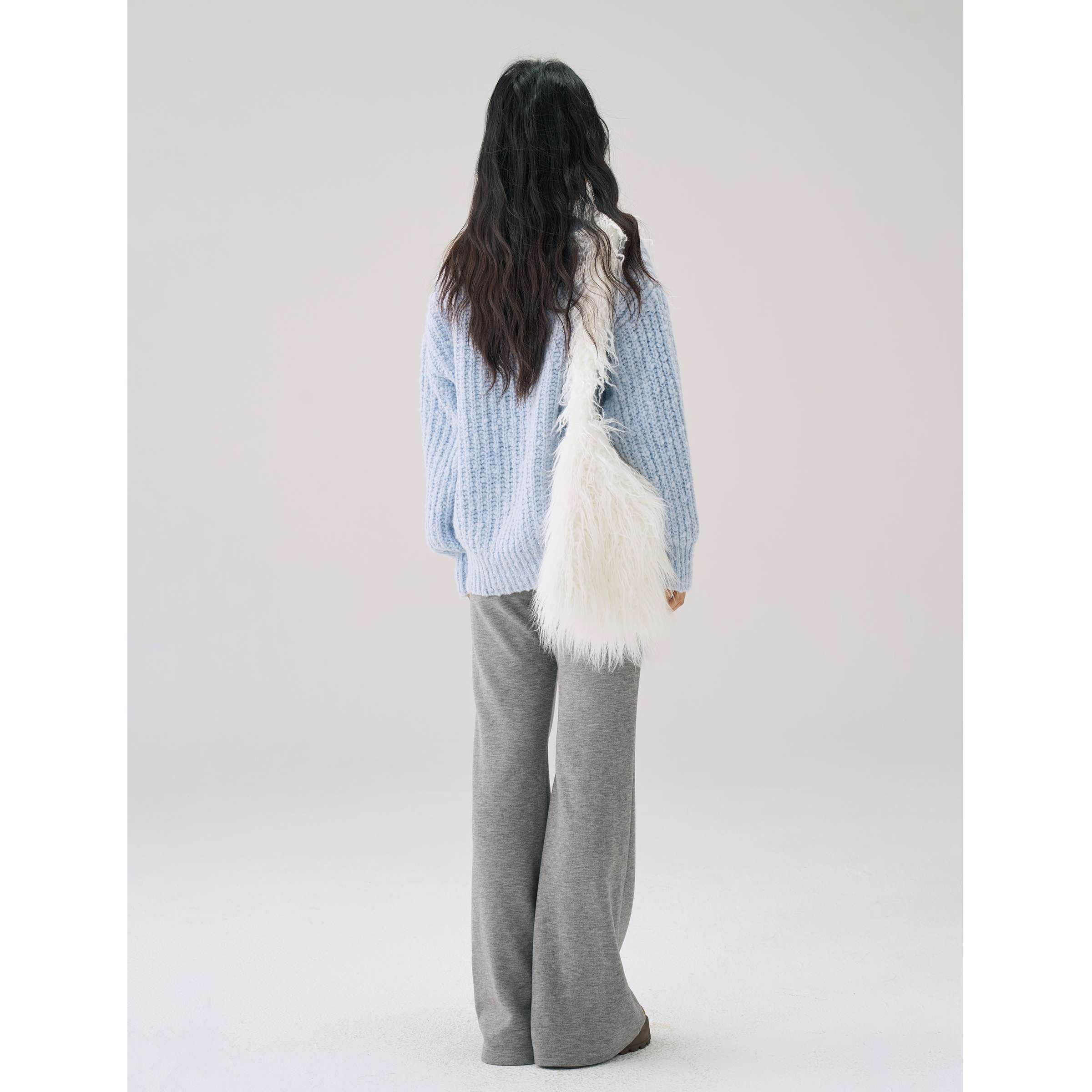 レースフリルインナー＆ルーズニットセット｜デート服