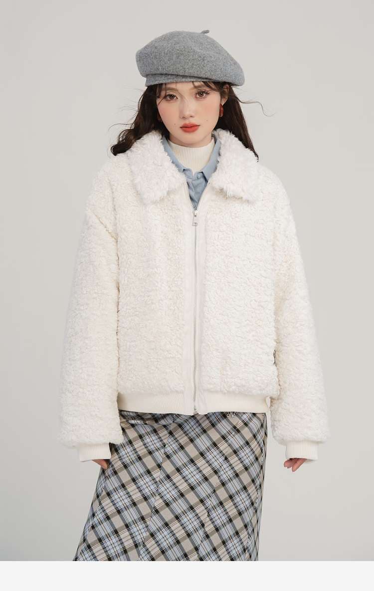 シェルパボアジャケット｜デート服