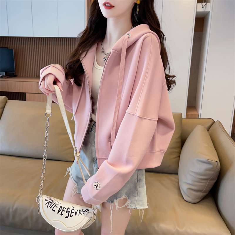 ゆったりフード付きスウェットパーカー｜デート服