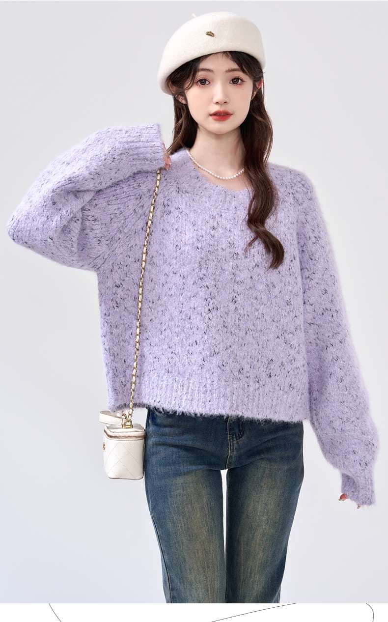 ふわもこ天使のニットセーター｜デート服