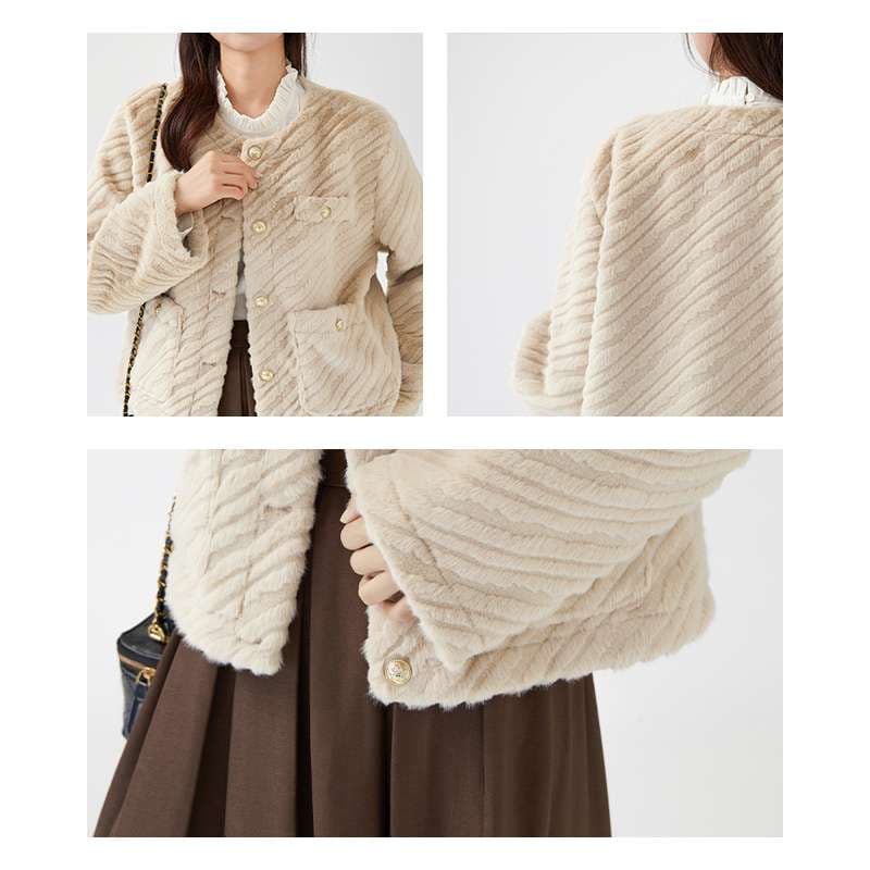もこもこ暖かジャケット｜デート服