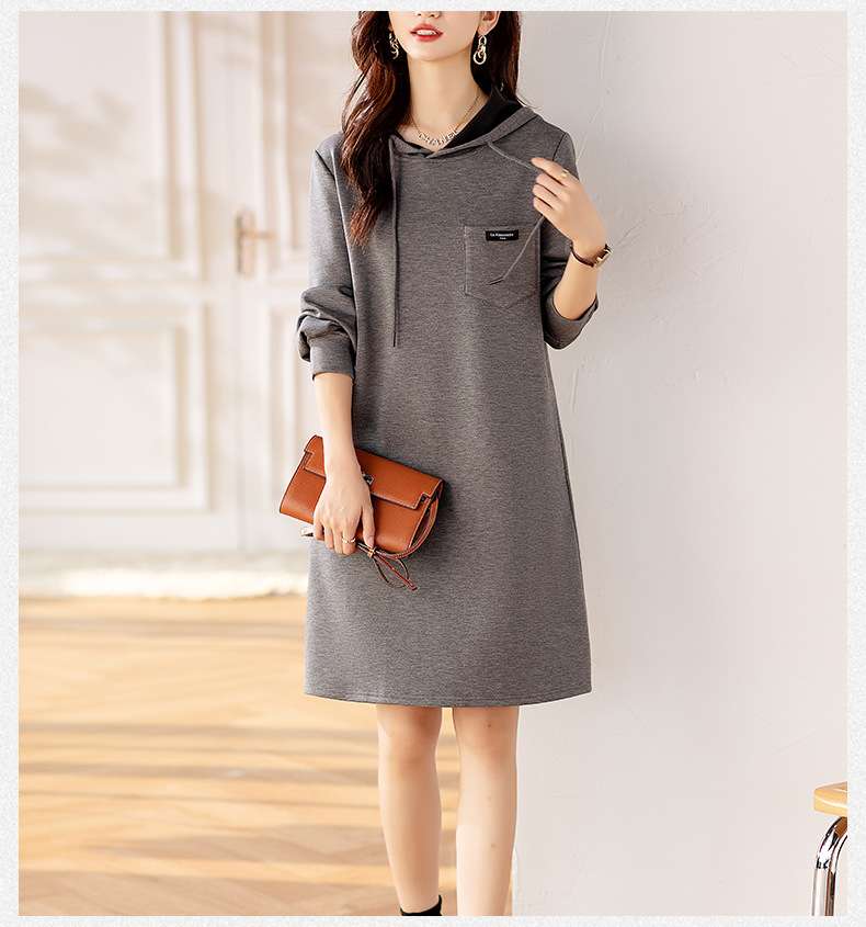 フード付きワンピース｜デート服