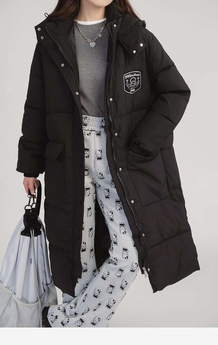 ロングパデッドダウンコート｜デート服