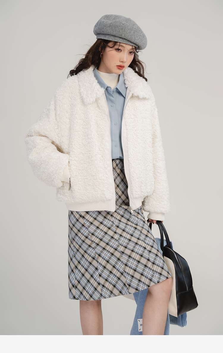 シェルパボアジャケット｜デート服