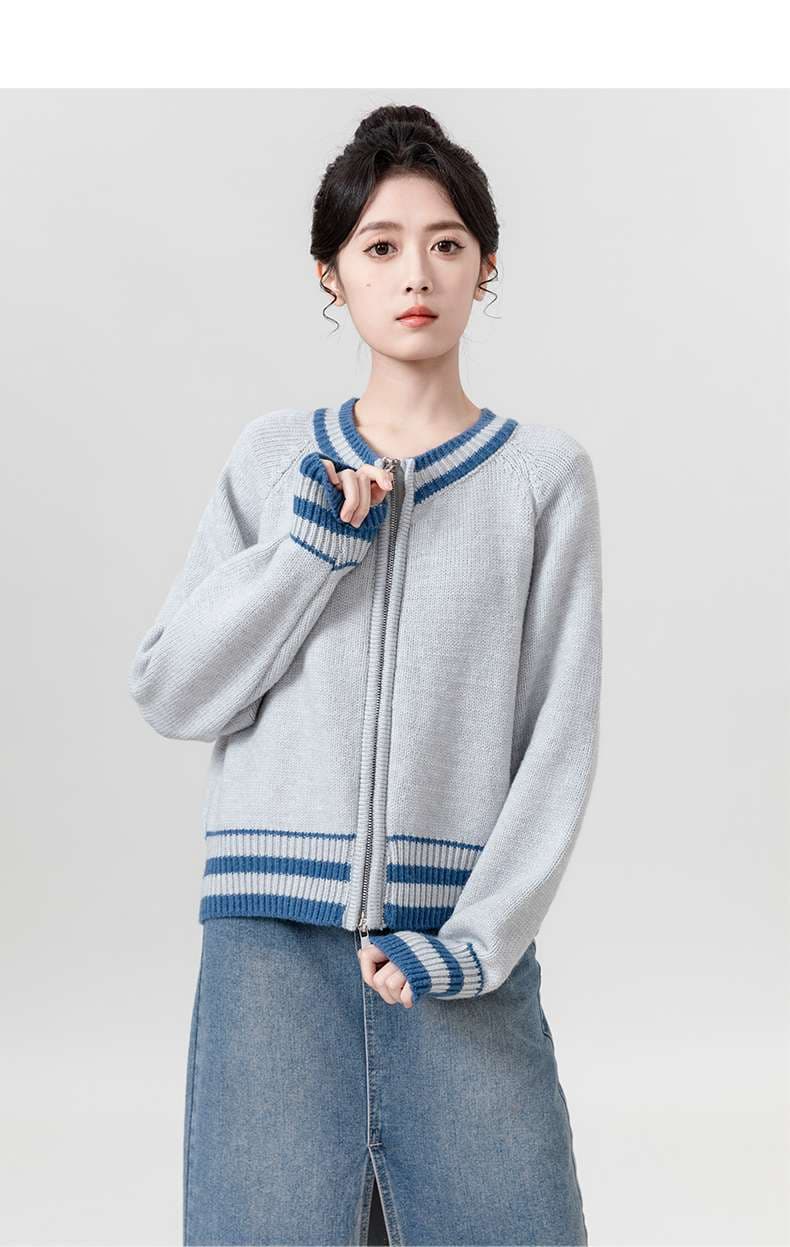 ゆったりニットカーディガンコーデ｜デート服