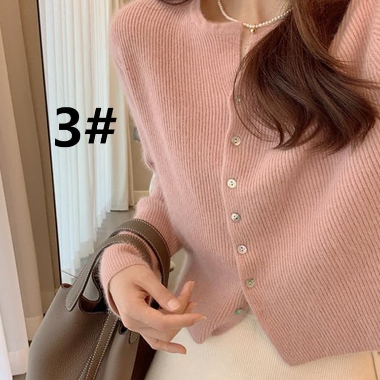 デート服秋のデート 秋冬長袖 ブニットカーディガン ゆったりトップス