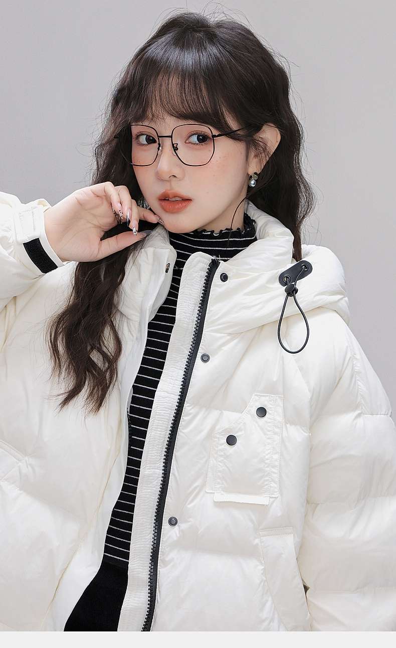 スポーティショートダウンジャケット|デート服